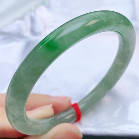 未镶嵌手镯翡翠52圆条882581