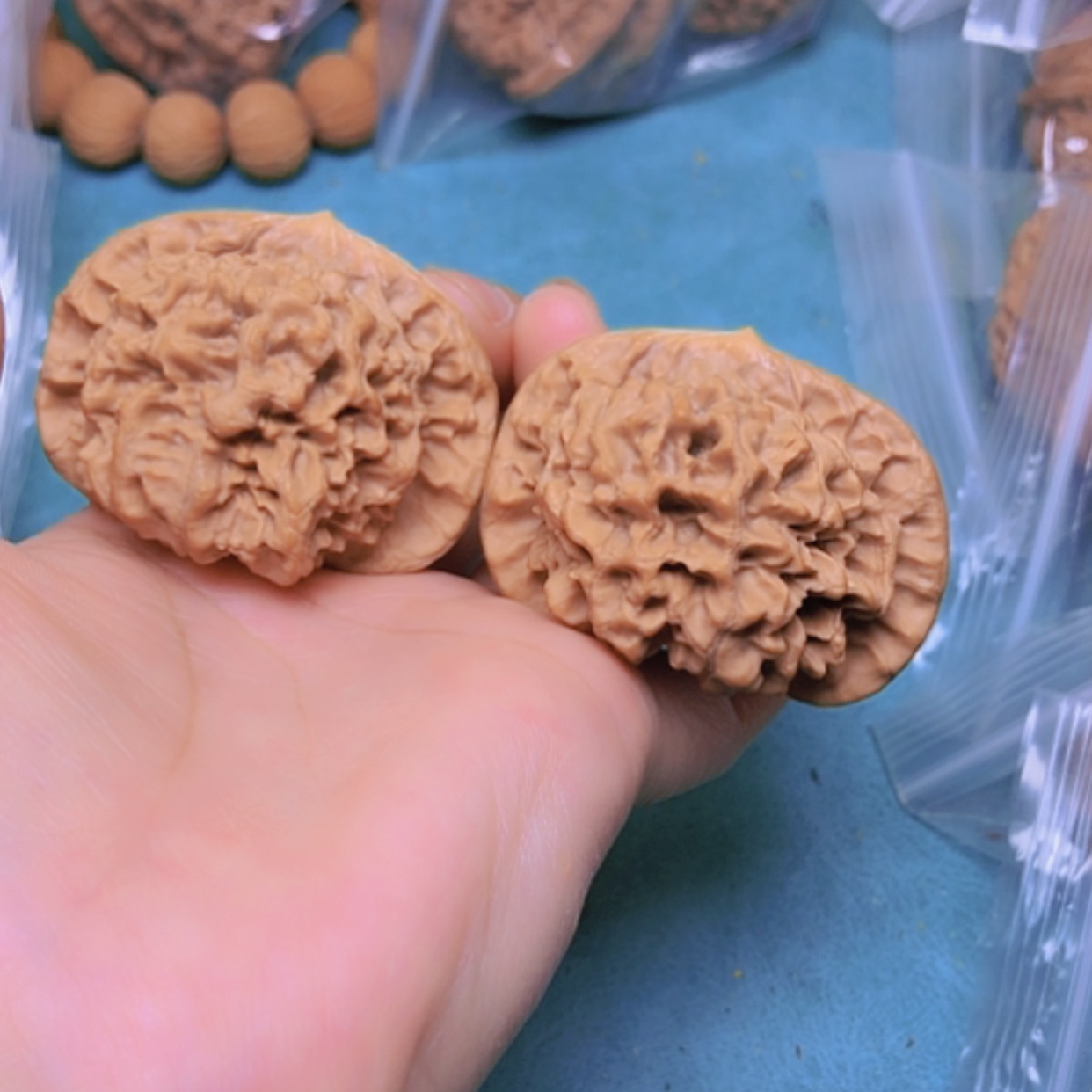 【闪购商品】把件核桃50官帽有修