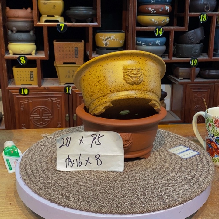 紫砂花盆紫砂花盆