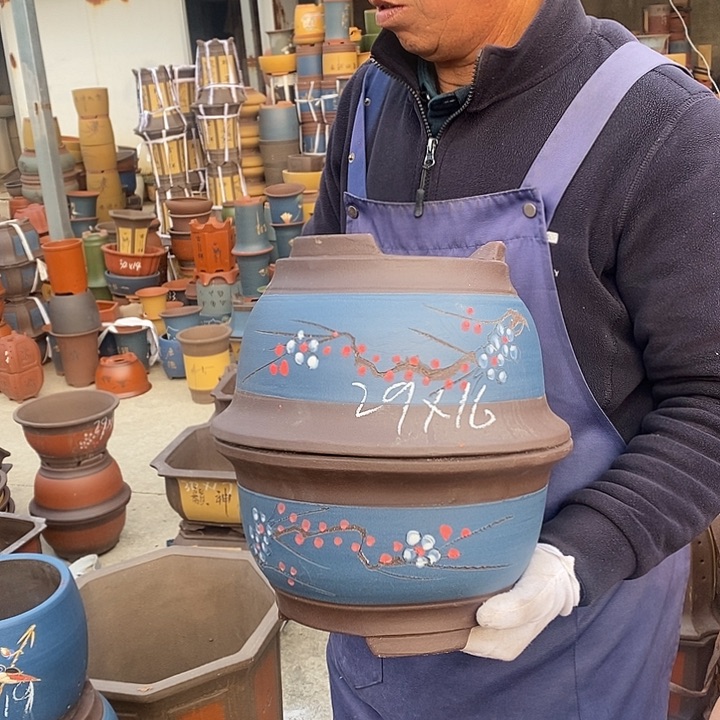 紫砂花盆紫砂花盆