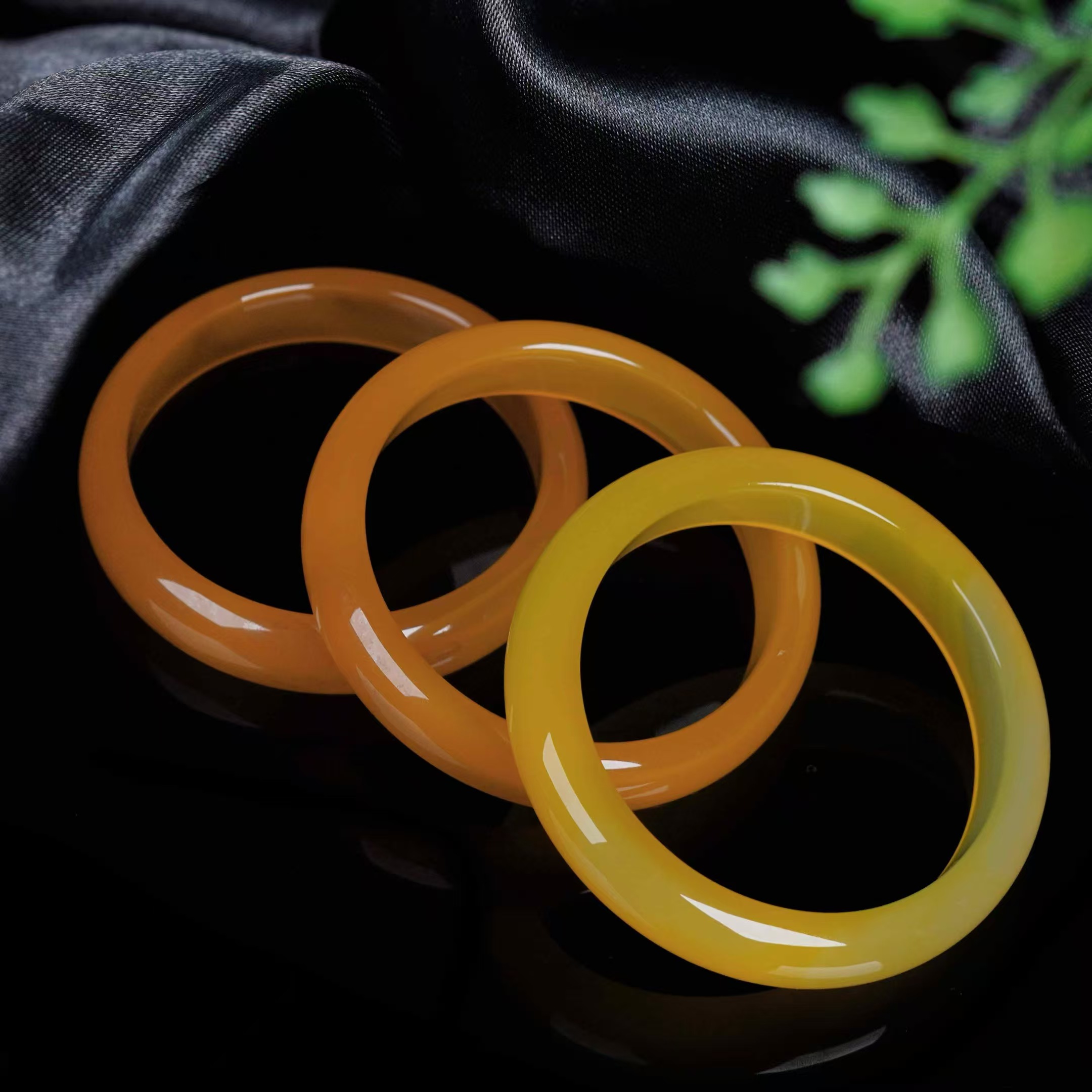 天然珠宝热款爆卖SZ03时尚甄选金黄手镯 多样性发其一珠宝