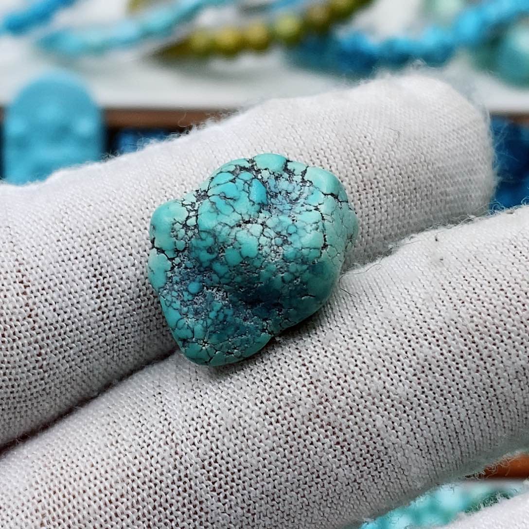 绿松石珠宝奇石未镶嵌