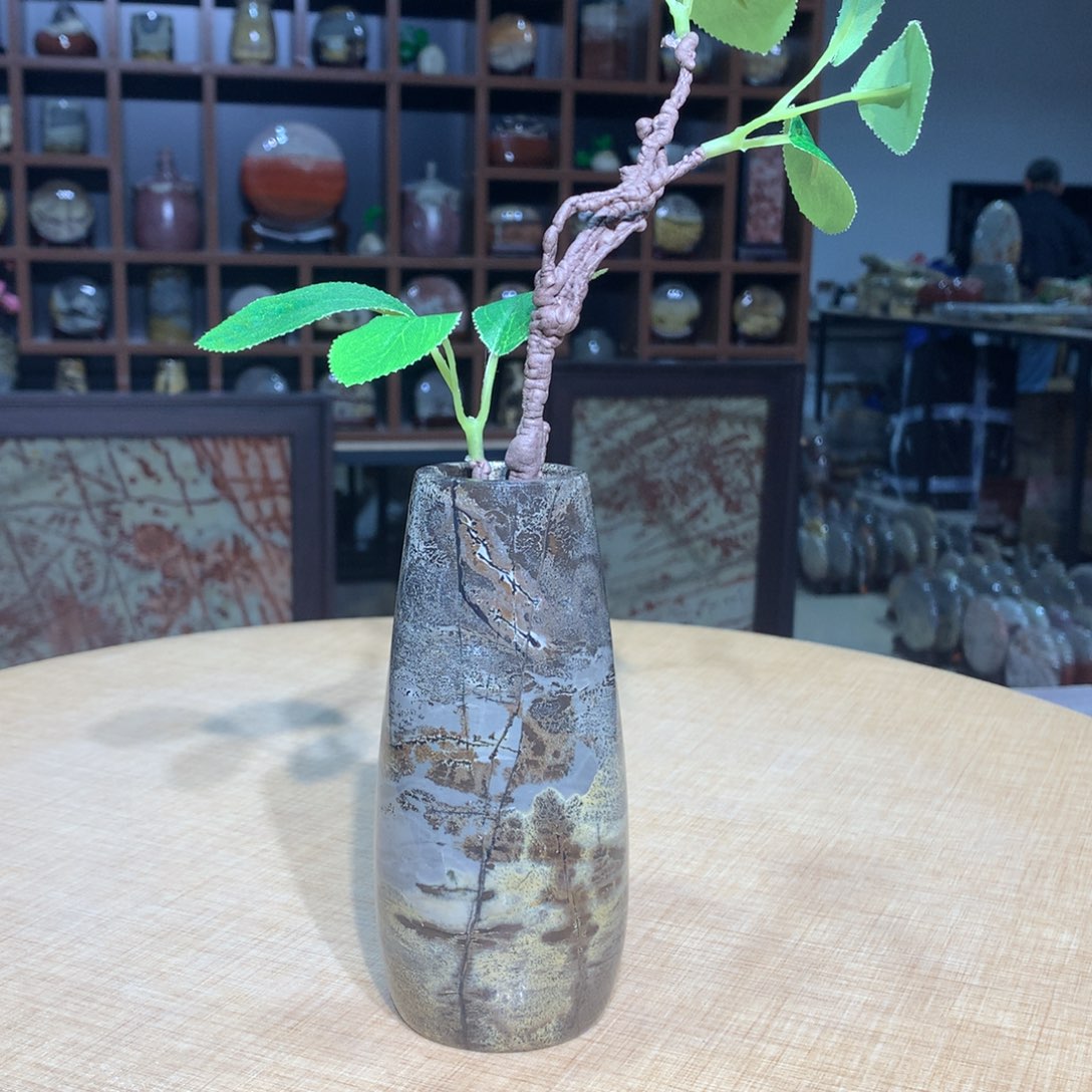 紫砂，广西国画石摆件，收藏观赏