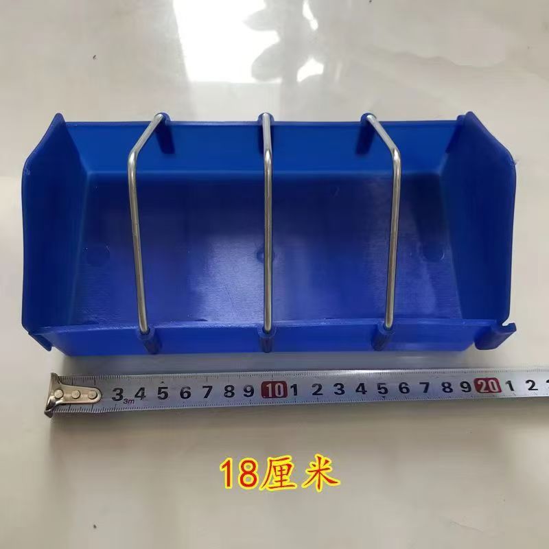 鸽食槽喂鸡食槽料槽塑料食槽防撒防溅鸽食槽料槽信鸽赛鸽用品鸽具