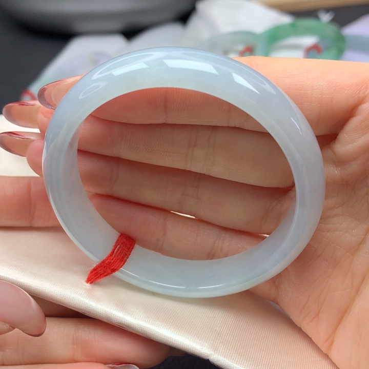 翡翠手镯未镶嵌54正圈