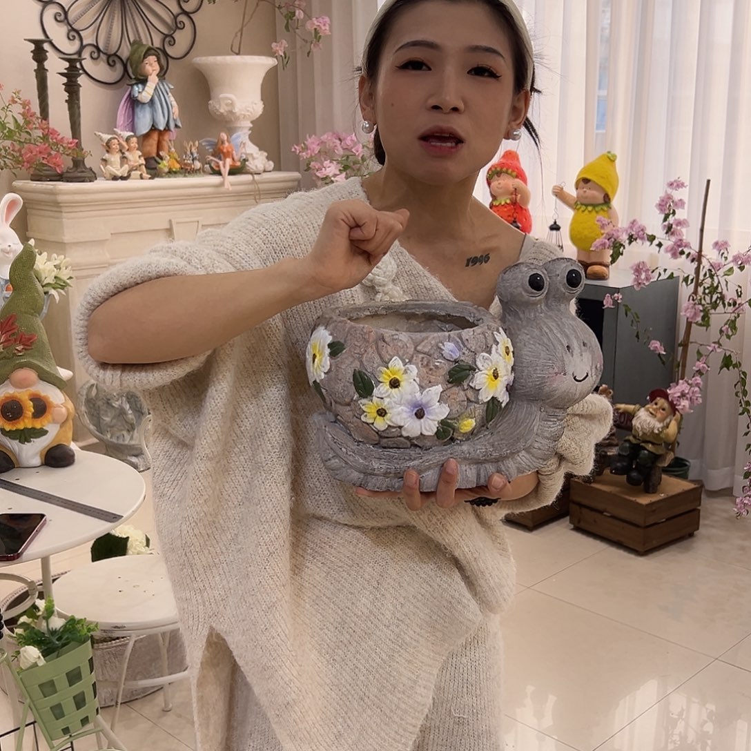 花园摆件红红火火