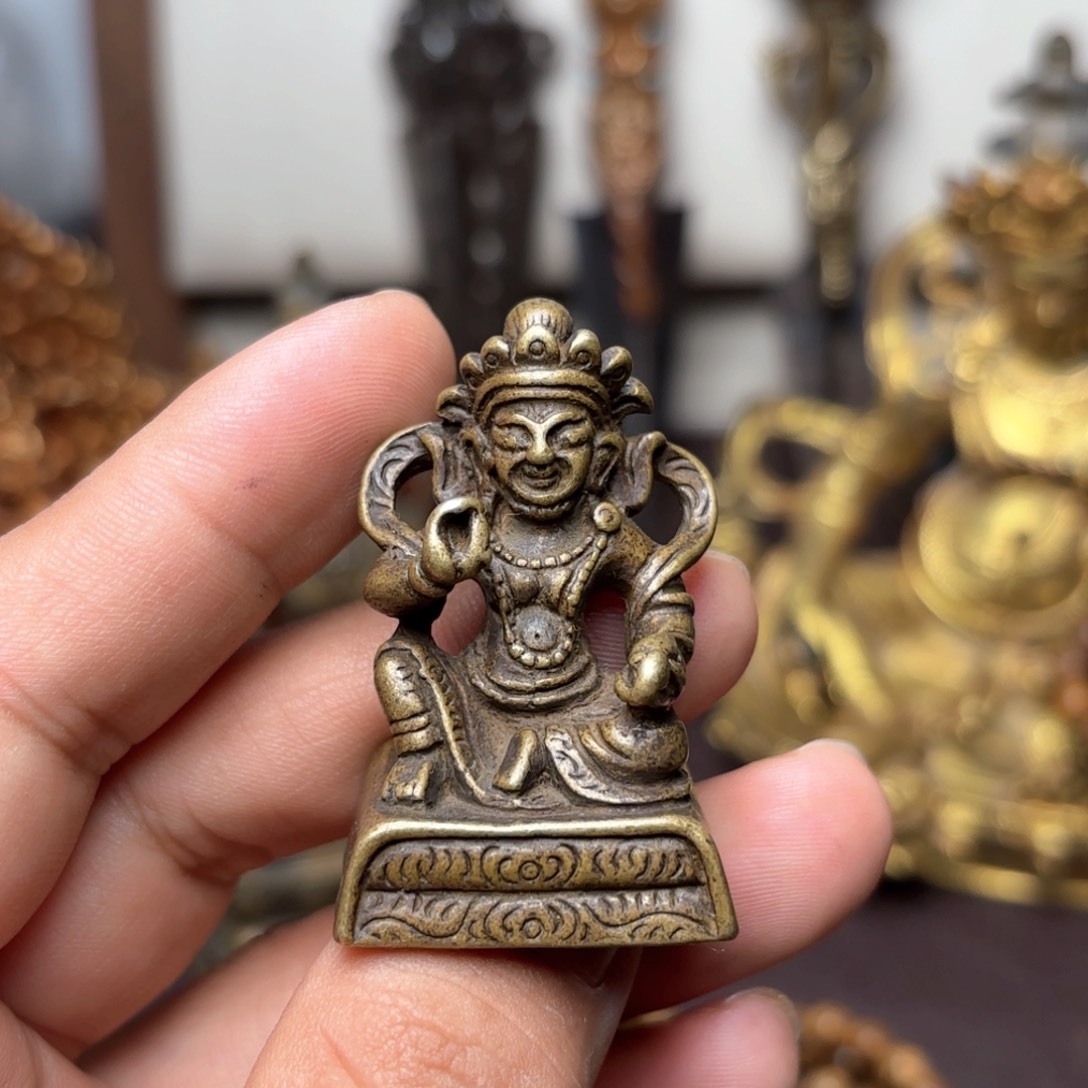 铜星月菩提挂件菩提