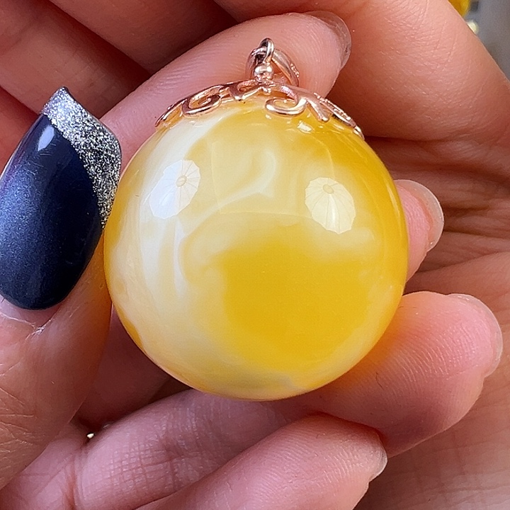 蜜蜡颈饰未镶嵌蜜蜡