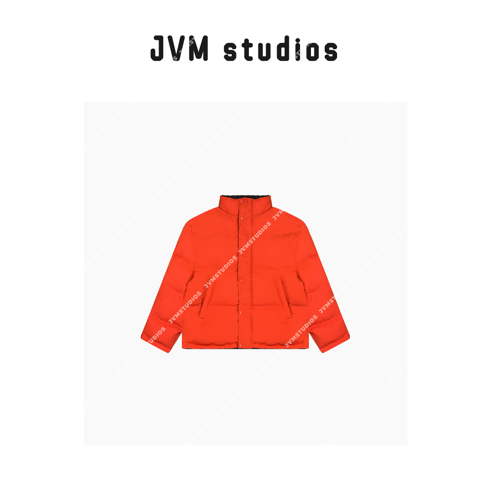 JVM时尚百搭两面穿立领棉服19772