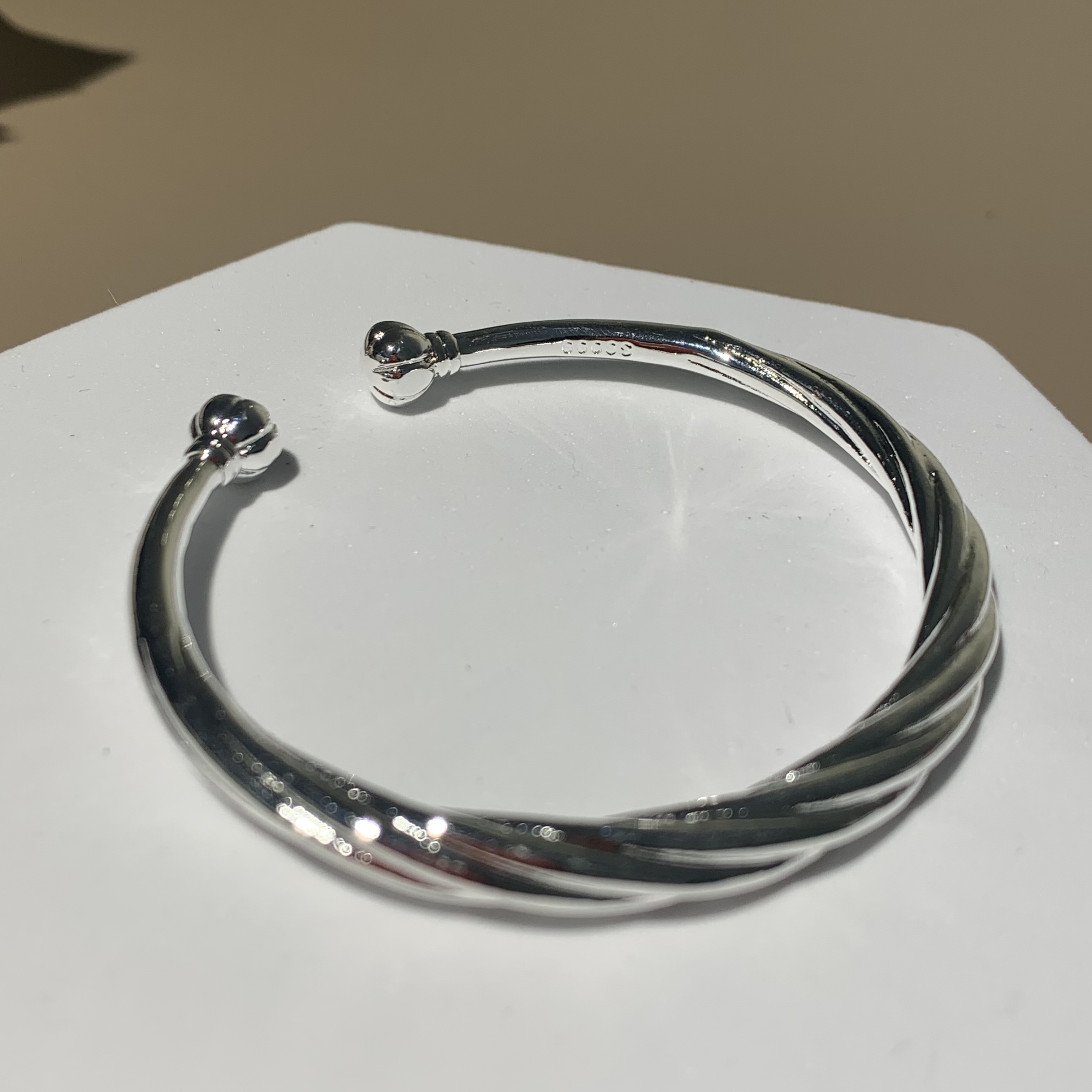 钨合金手镯 820光面莫比乌斯南瓜镯