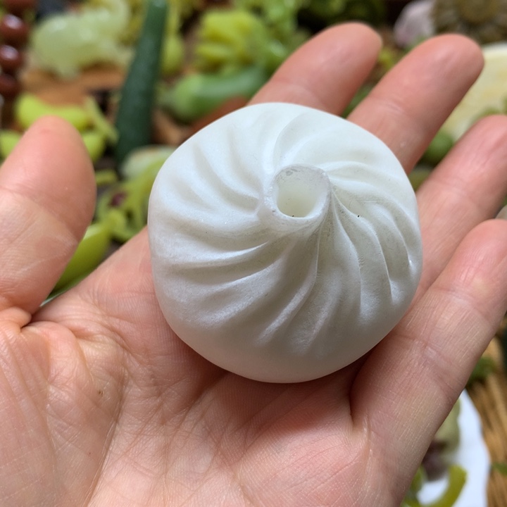 未镶嵌蛇纹石玉手把