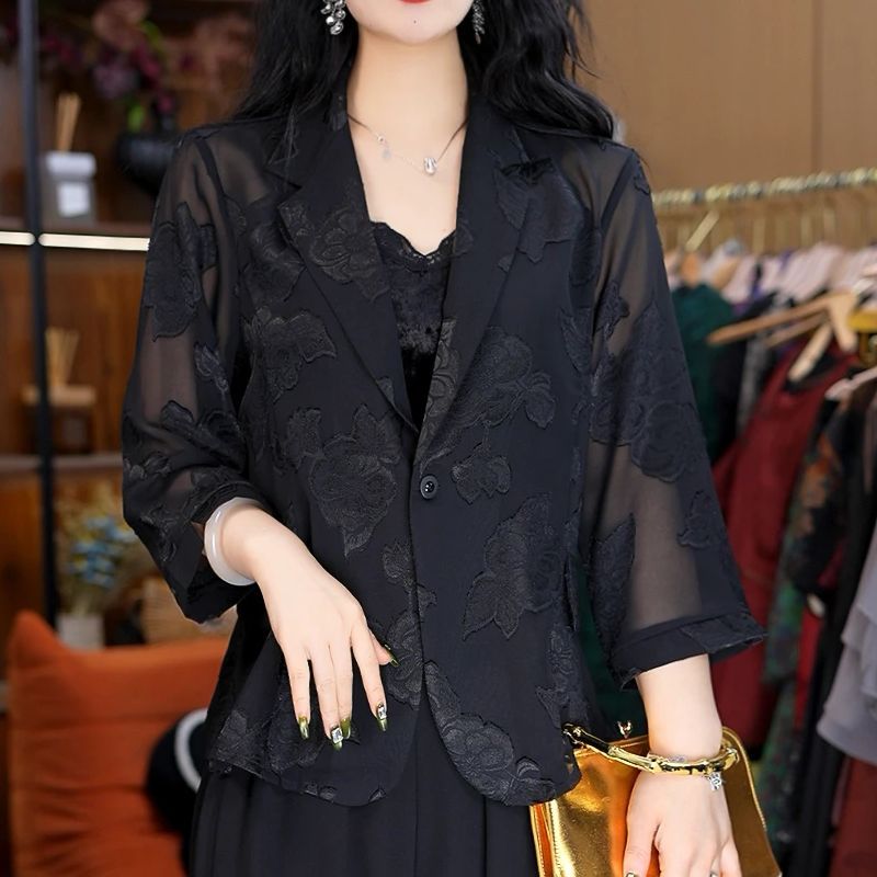 7786-15新款小衫上衣西装