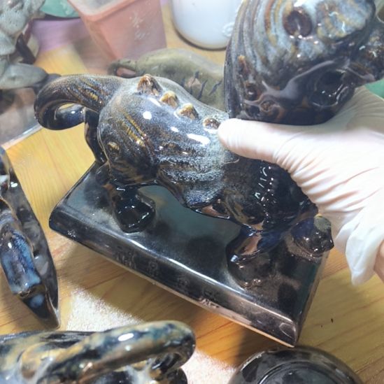 瓷片磁州窑五厂盘碗壶杯有瑕疵