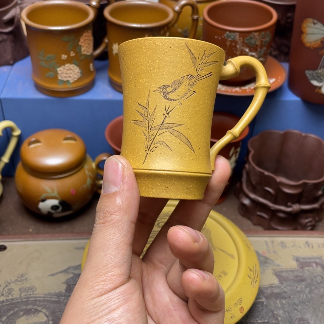 紫砂茶杯紫砂主人杯100cc