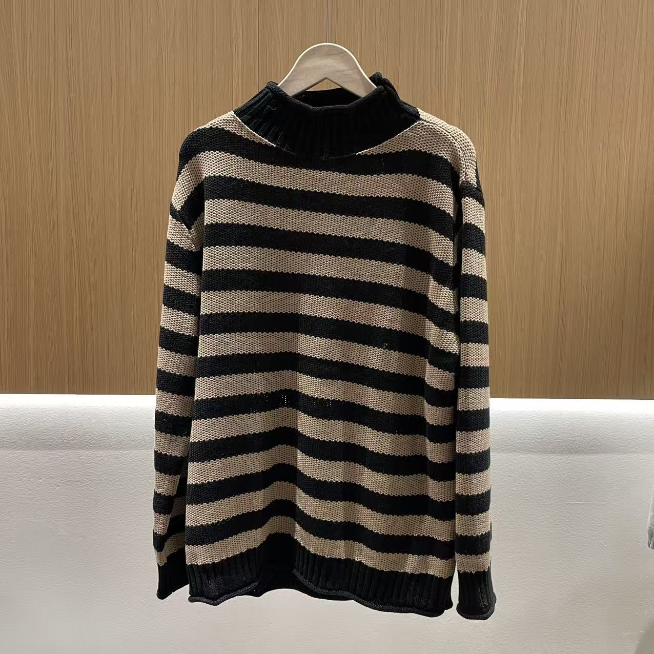 18107新款秋冬文艺复古休闲百搭休闲内搭打底针织衫