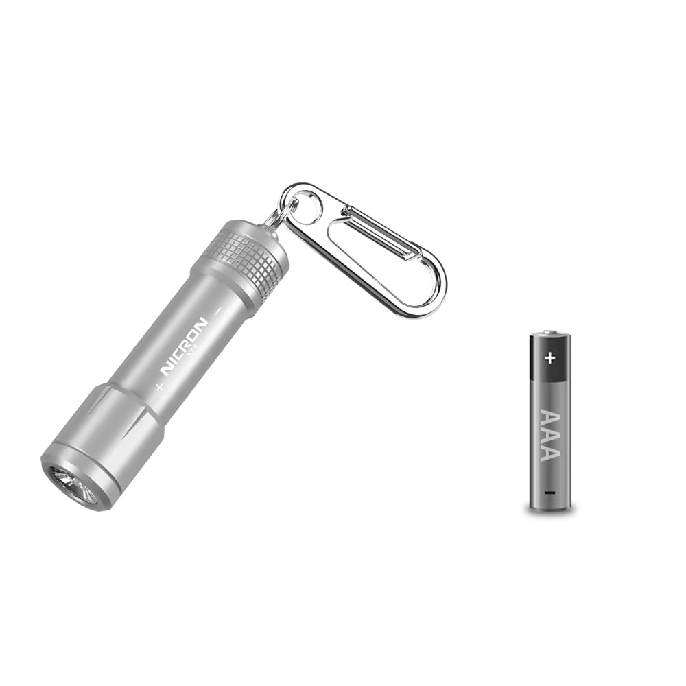 【捡漏】耐朗 N1 7号电池 小银烛钥匙灯  户外露营检修学生作业照明