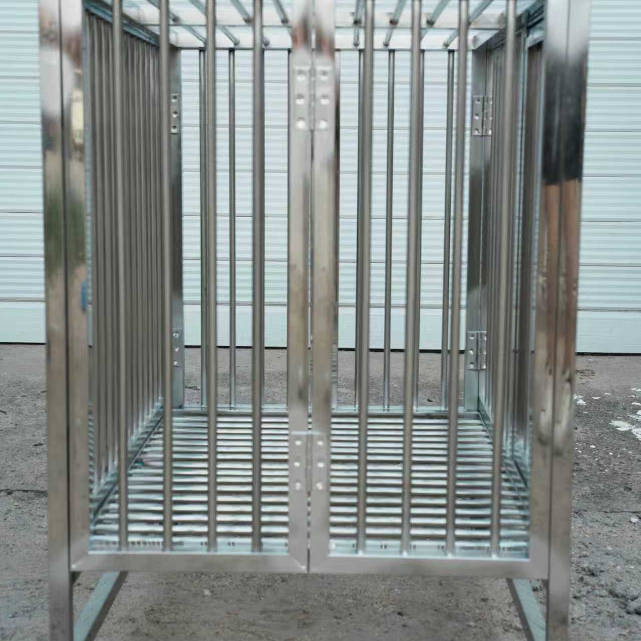 72型长72宽50高73折叠款不锈钢鸦科笼防伤羽 适合渡鸦等