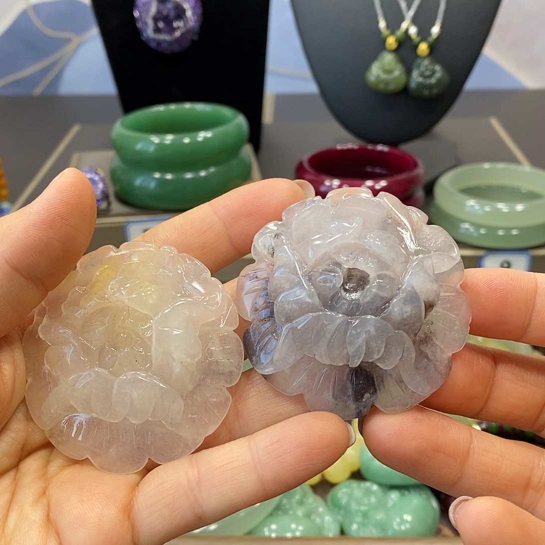 石英岩玉未镶嵌手链