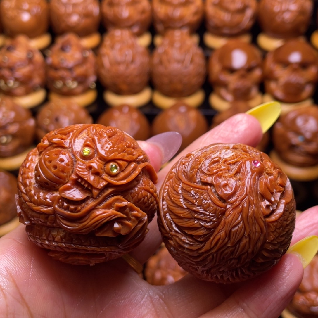 吹***风橄榄核把件巴西大橄榄