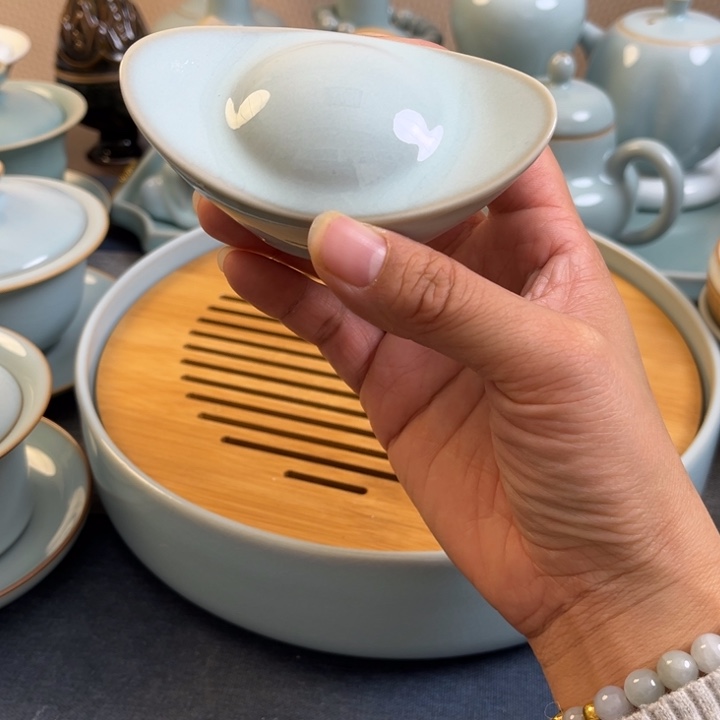 茶宠天青元宝盖置型全品