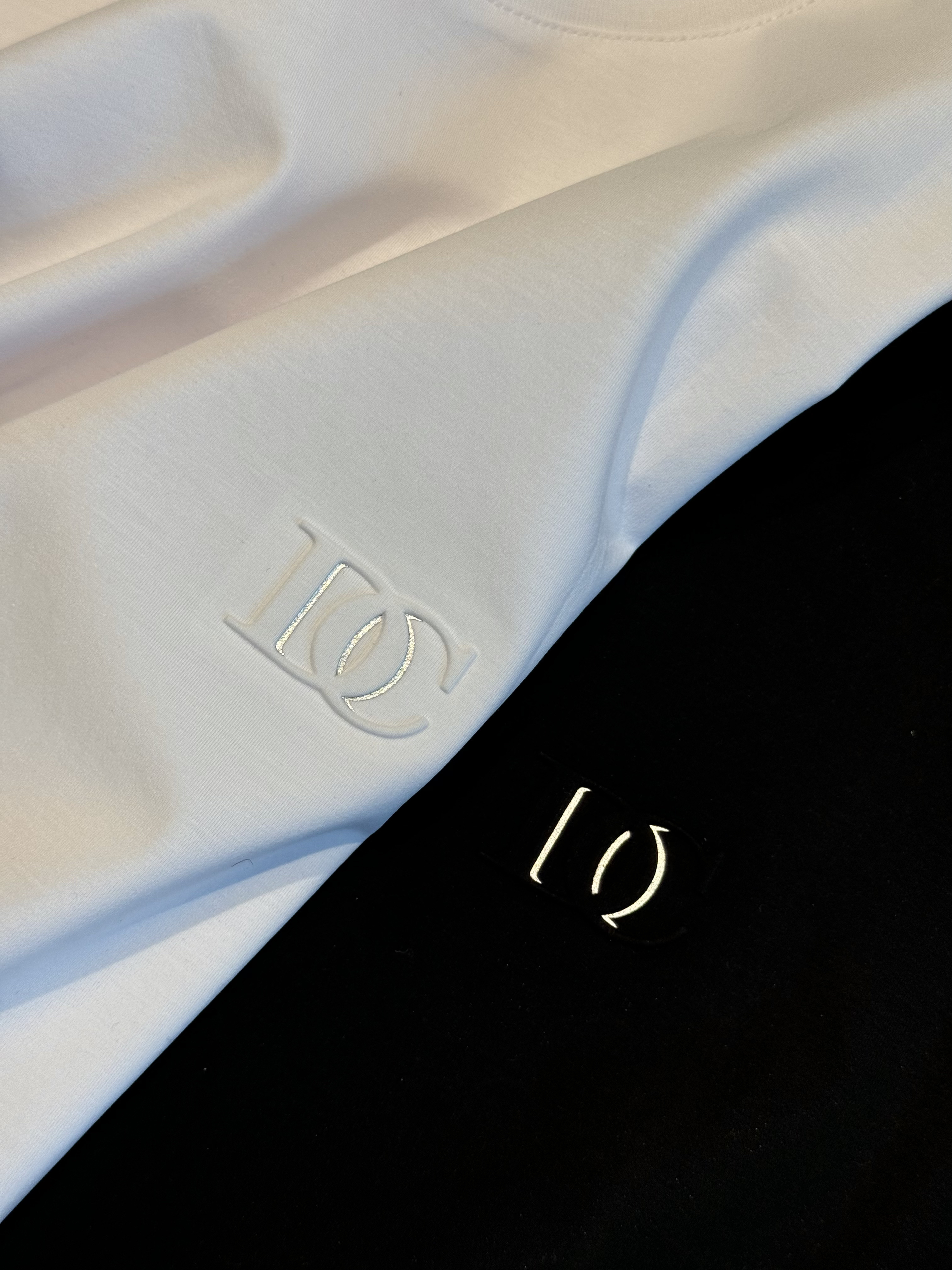 DRUNKCORNER简约白色T恤百搭宽松春夏夏季上衣刺绣短袖圆领