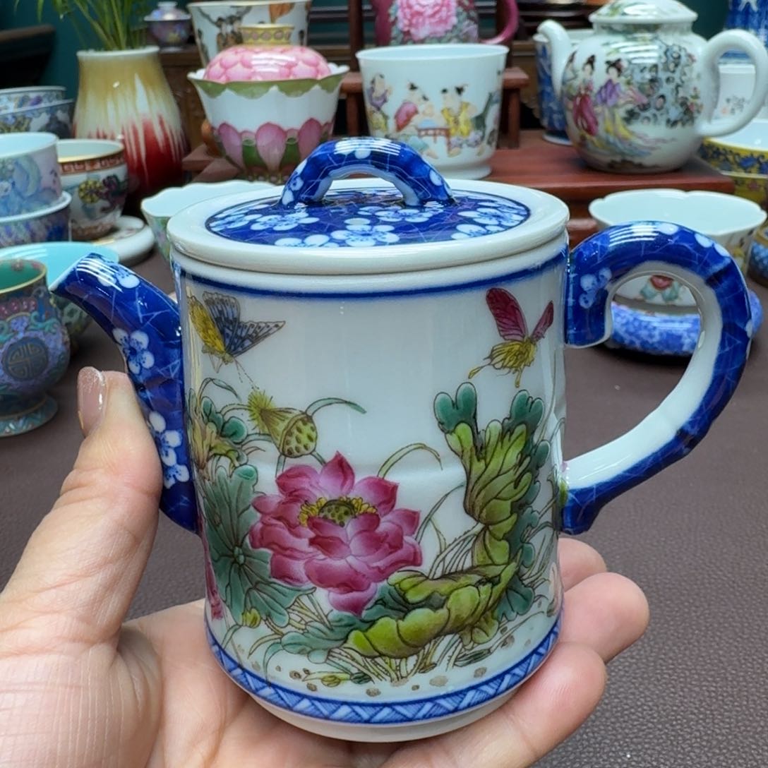 瓷片景德镇仿古手工制作精品展示