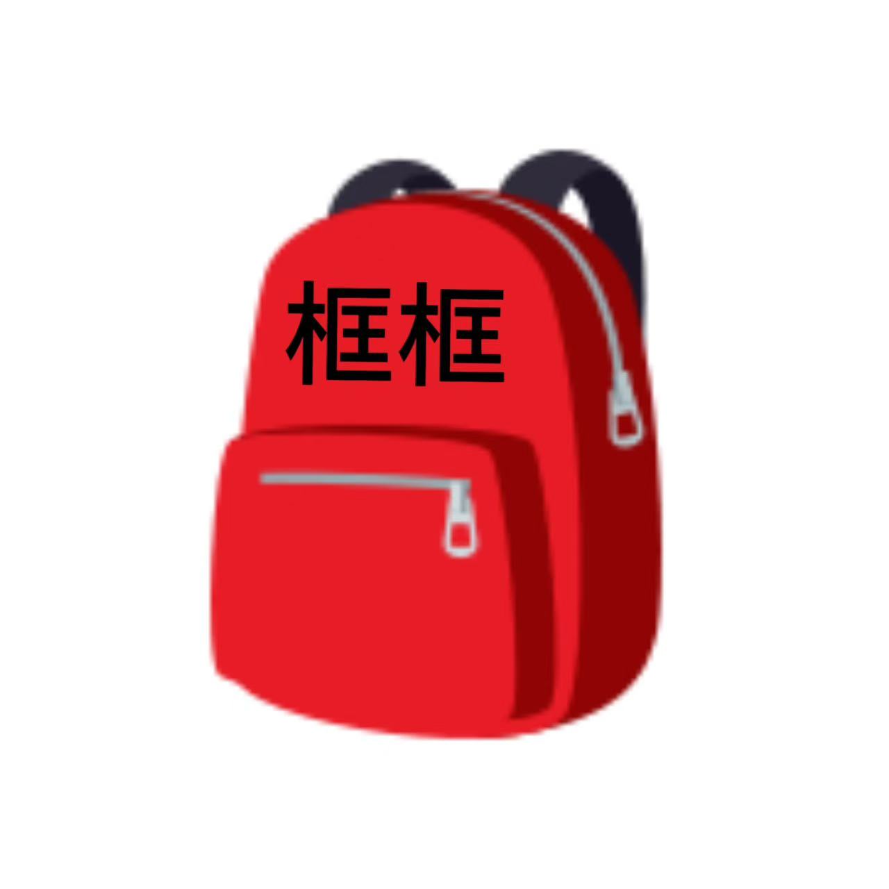 框 双肩包书包时尚百搭休闲