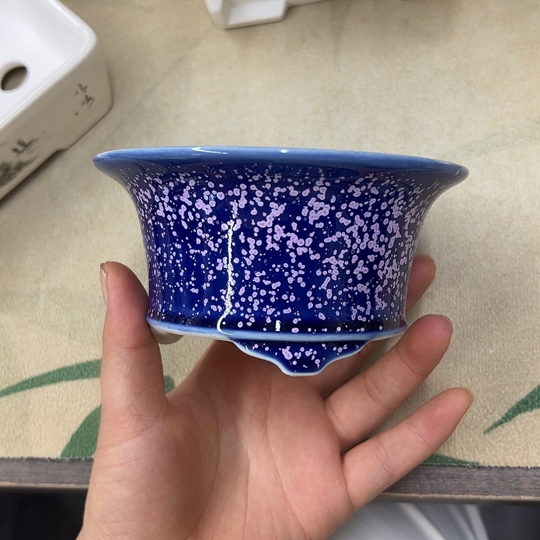 紫砂花盆862号瑕疵13/6.5cm