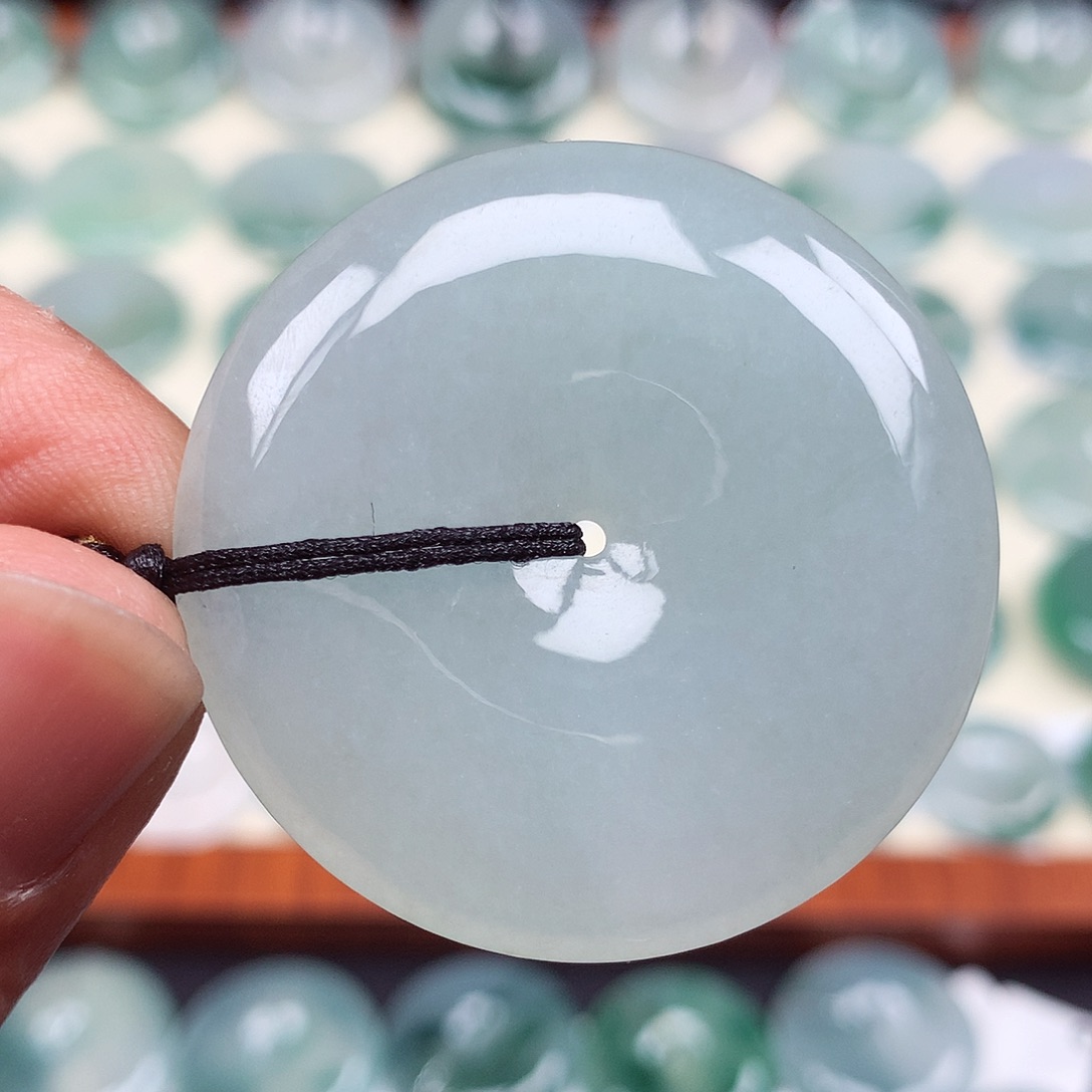 颈饰未镶嵌翡翠38.9-6.0mm
