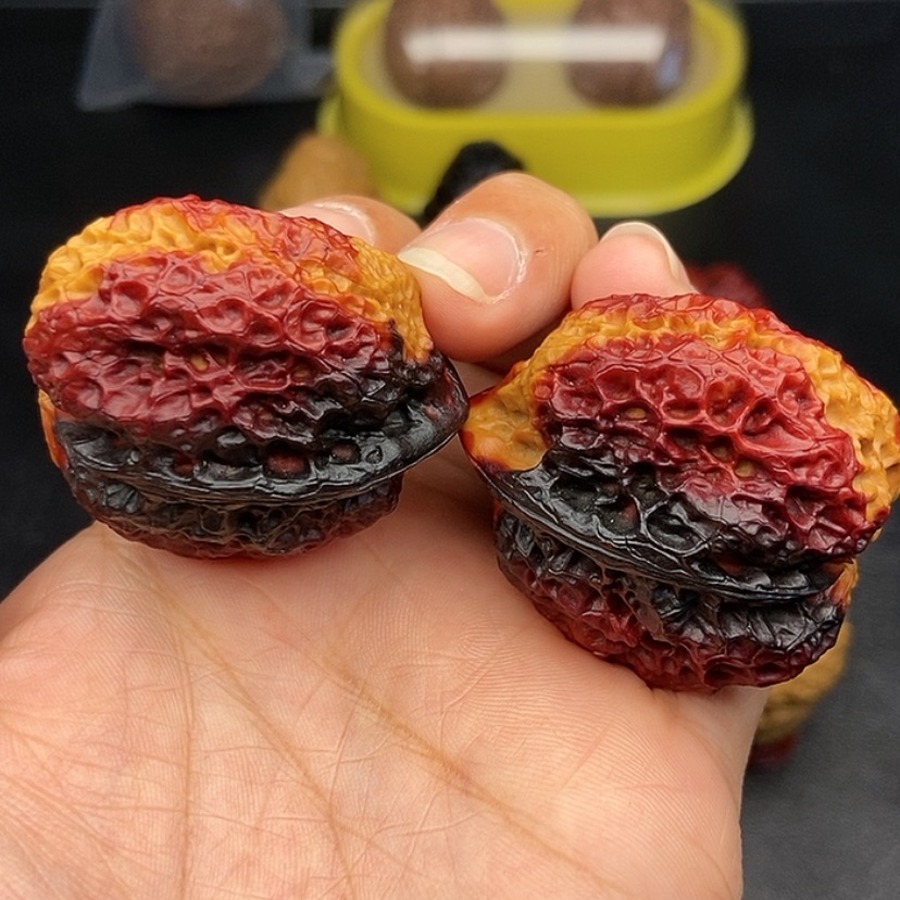 【闪购商品】把件文玩核桃39尺领头羊蟾