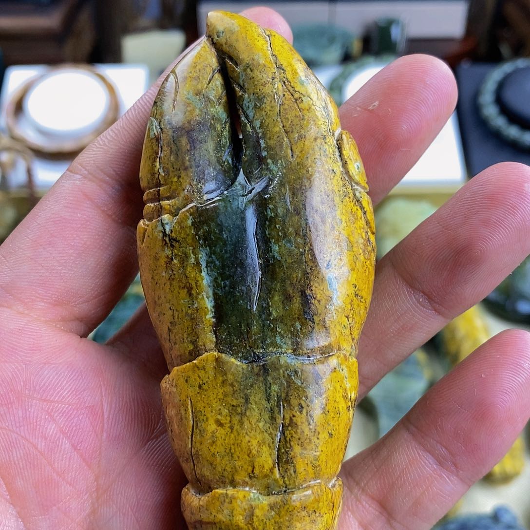 岫岩河磨玉（透闪石质玉）手把未镶嵌