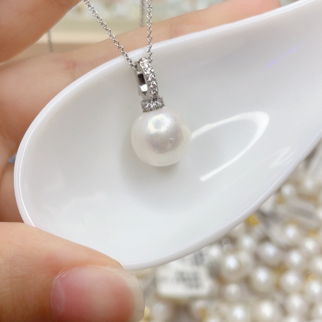 淡水珍珠未镶嵌吊坠(赠链)