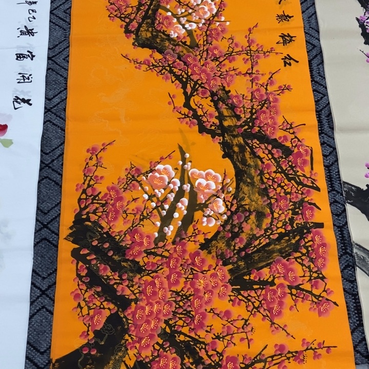 枕书斋画廊的直播间