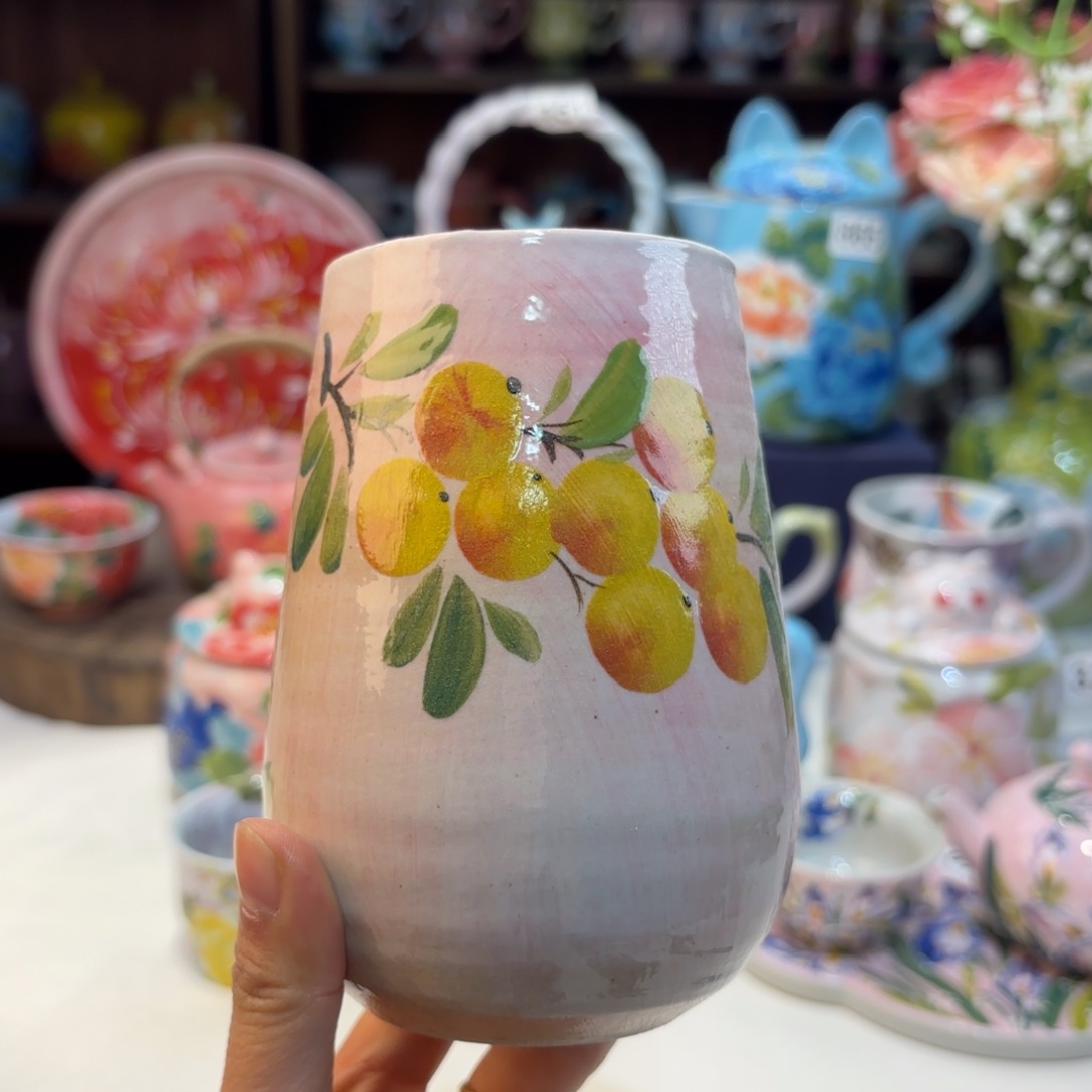 景德镇手绘高温釉下彩陶瓷茶具