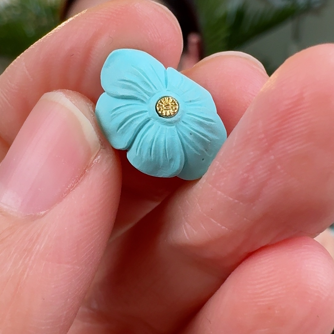 绿松石珠宝奇石未镶嵌