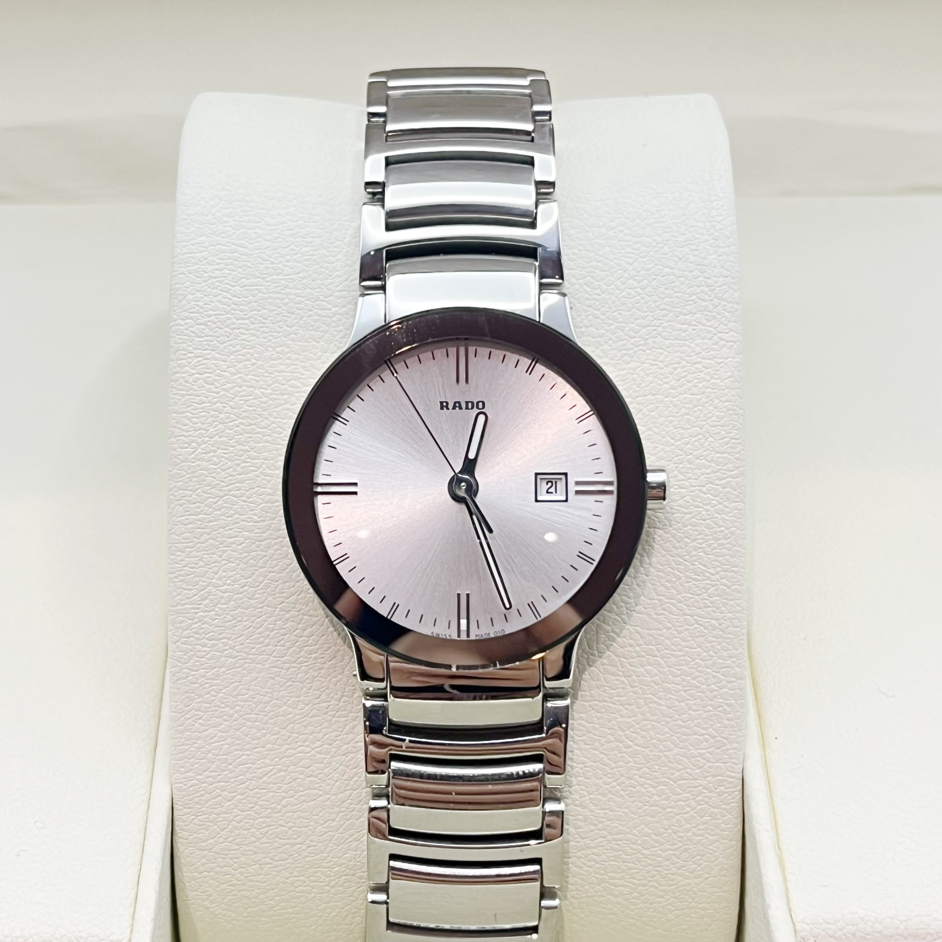 95新 Rado/雷达 晶萃系列/表径28mm/石英