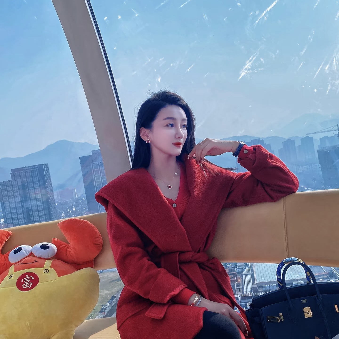 99新 AMIPARIS maxmara 浴袍 大衣36码 Rialto 带吊牌