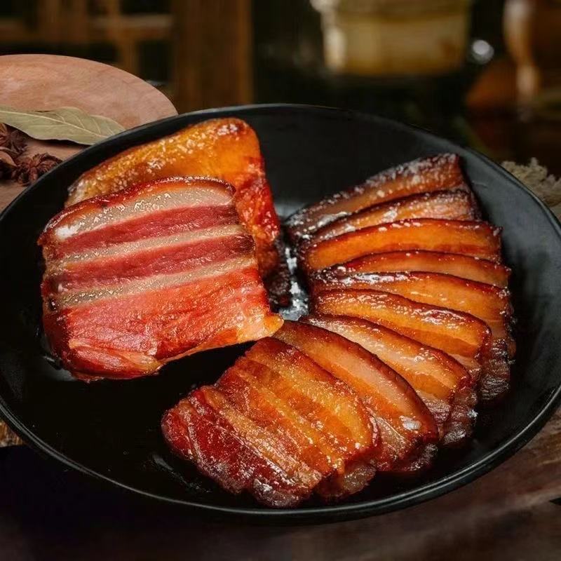 正宗贵州土猪肉烟熏五花腊肉传统工艺制作【直播专属链接】