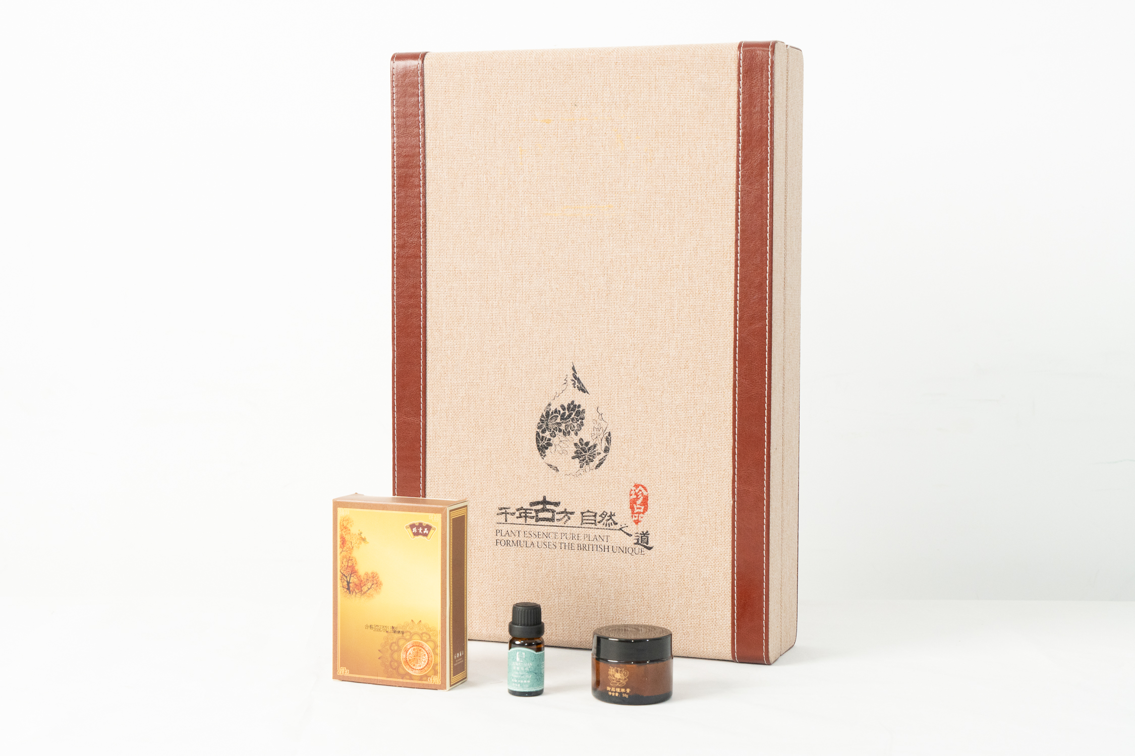 工厂直供美容院养生馆全身通用甄选草本套盒精油按摩高档礼盒送