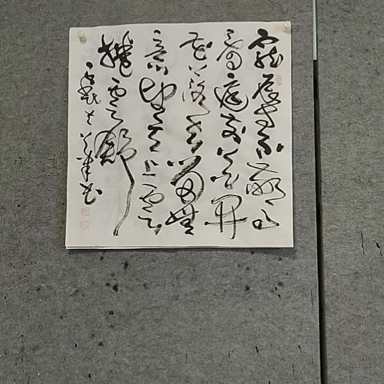 书法宋秉民。四尺对开。宠辱不惊