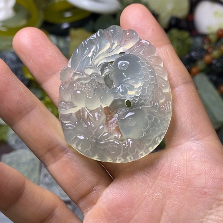 岫玉岫玉颈饰未镶嵌