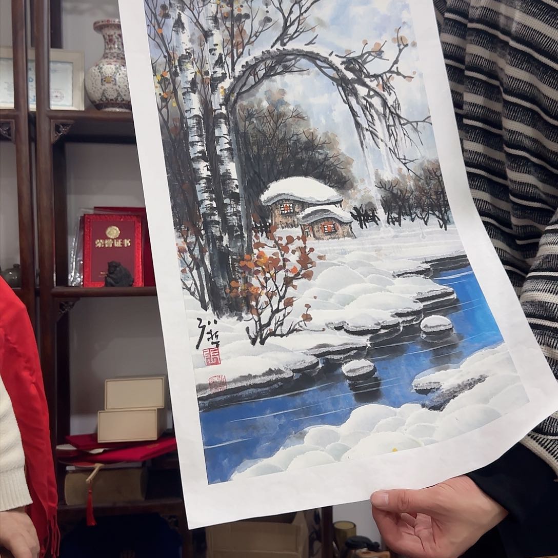 国画艺术家的作品