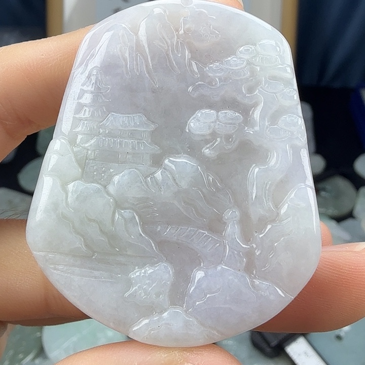 翡翠未镶嵌颈饰翡翠