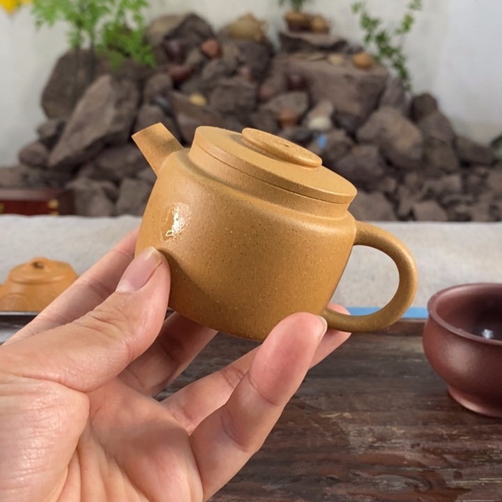 紫砂茶壶宜兴黄金段150