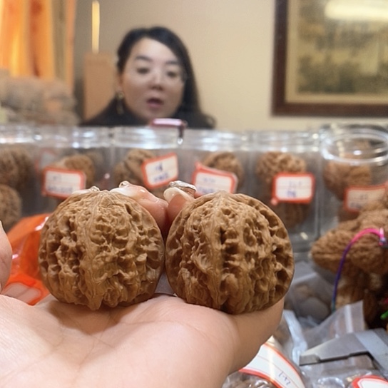 文玩核桃吊坠40野牛