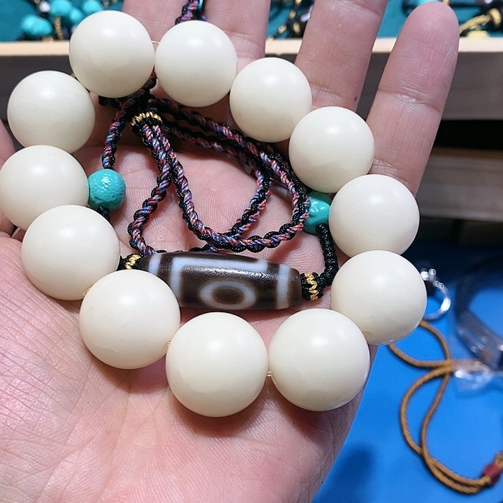 白玉菩提手串36号男女同款