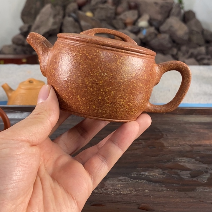 紫砂茶壶斌****y宜兴紫砂冷金黄全手工220