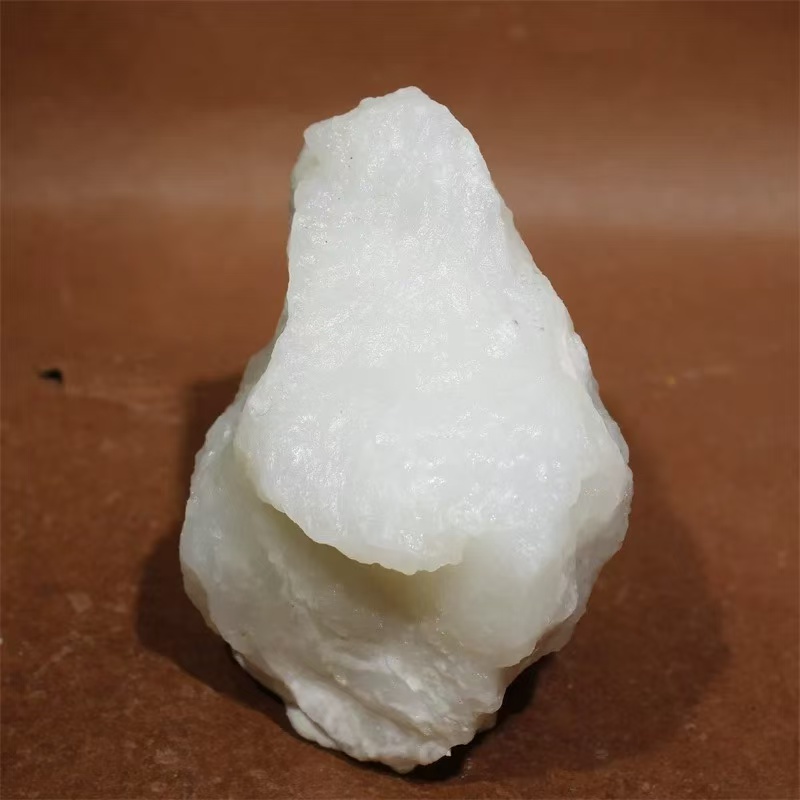 和田玉山料白玉摆件