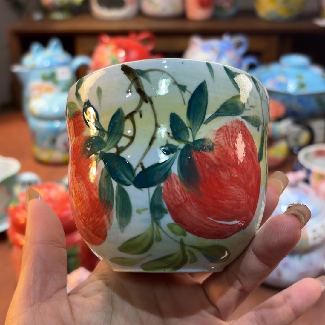 景德镇手绘高温釉下彩陶瓷茶具景德镇手绘高温釉下彩陶瓷茶具