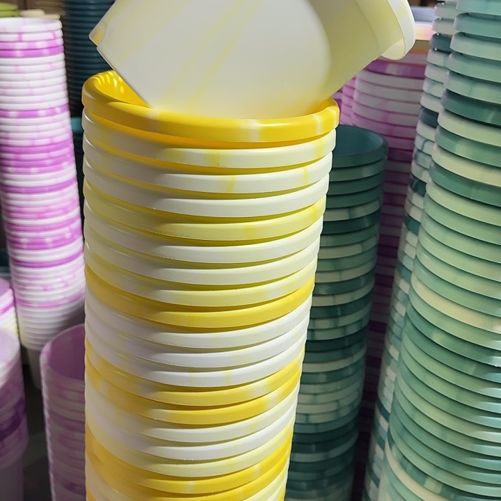 串色4#口径25浅黄色10个无托